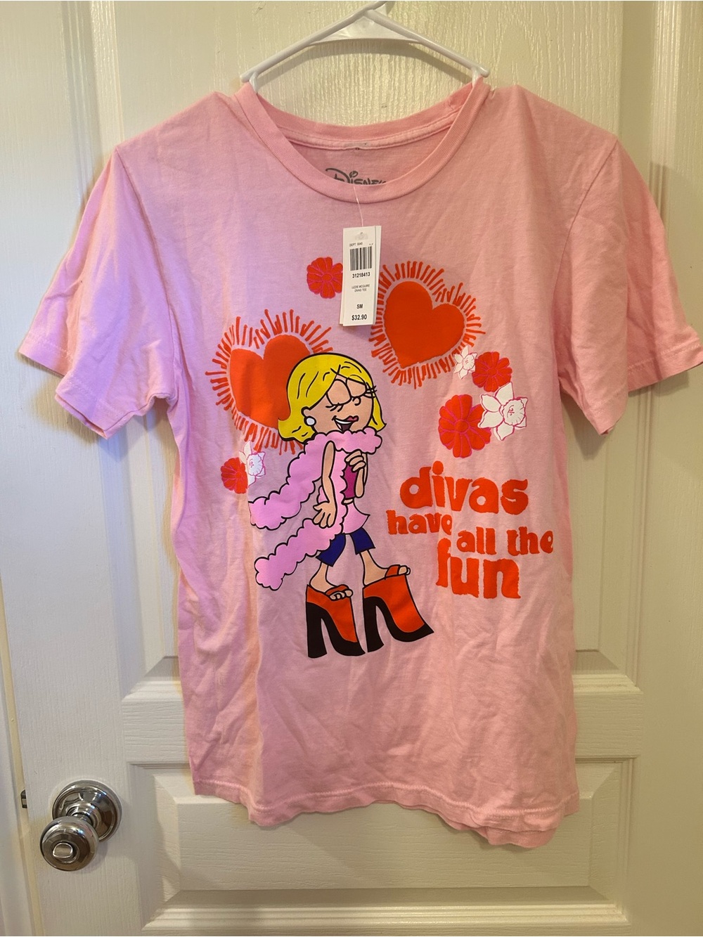 Women’s Disney BoxLunch Lizzie McGuire Pink T-Shirt